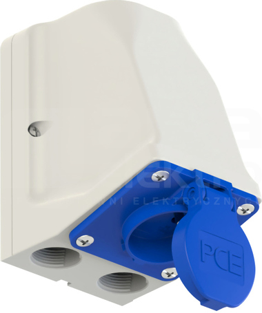 16A 2P+Z 250V Gniazdo stałe