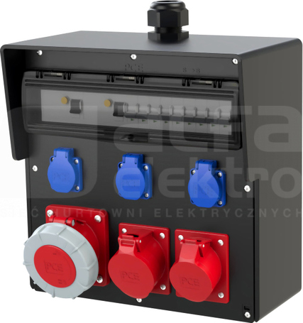BYTOM 63A/5P+F 32xC+C+16xC+3GSx3C+F IP54 Rozdzielnica stacjonarna