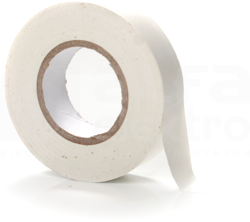 TSE-1925BI (19mm*0,15mm*20m) Taśma izolacyjna biały