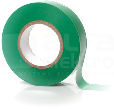 TSE-1925ZI (19mm*0,15mm*20m) Taśma izolacyjna zielona
