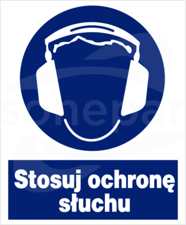 ZNO-4 225x275 "STOSUJ OCHRONĘ SŁUCHU" Znak bhp nakazu