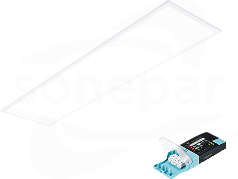 ANNA VARIOFLEX 3 12X3 4400lm 830/35/40 UGR<19 Panel LED 1200x300