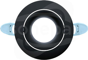 LILY TRIM ROUND ADJUST BLK IP20 czarny Ramka do oprawy