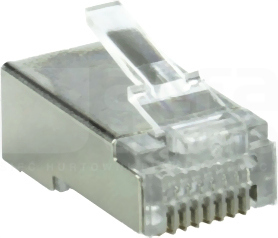 EM/X-ML-5F-8P8C Wtyk RJ45 STP kat.5e ekran. (8P8C)