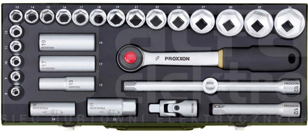 PR23000 1,2-34mm 29-części Zestaw kluczy nasadowych