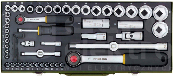 PR23040 Zestaw kluczy nasadowych