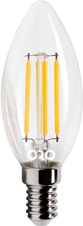 ORO CLARO E14 C35 FL 6W/827 806lm Źródło LED filament świeczka (E)