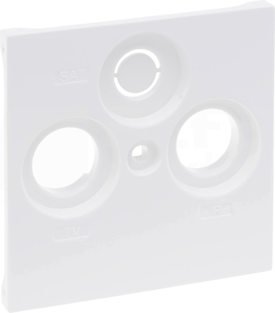 SUNO 30mm biały Plakietka TV-R-SAT