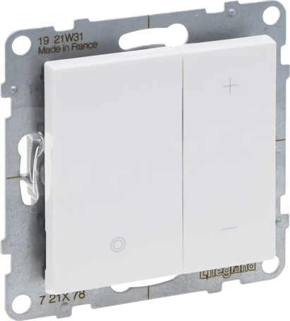 SUNO 5-75W  biały Ściemniacz przyciskowy LED
