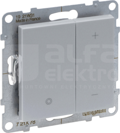 SUNO 5-75W  aluminium Ściemniacz przyciskowy LED