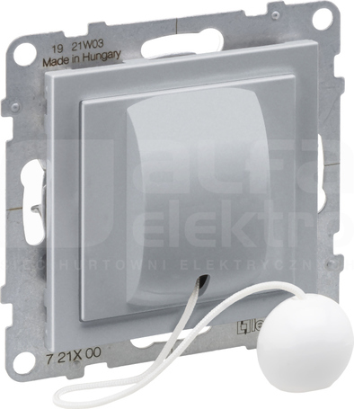 SUNO 6A aluminium Przycisk przełączny cięgnowy