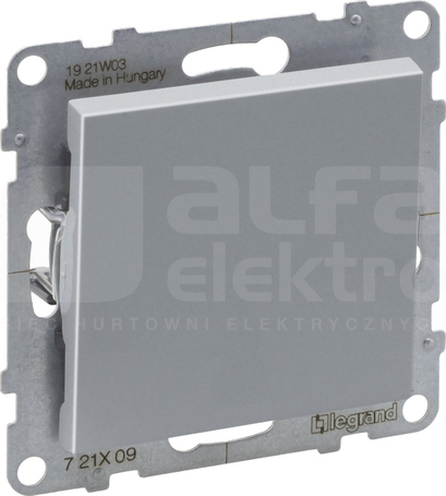 SUNO 6A aluminium Przycisk pojedynczy