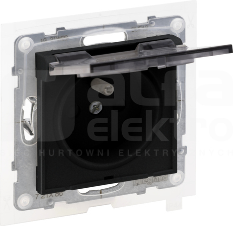 SUNO 2P+Z 16A IP44 czarny Gniazdo