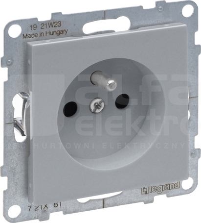 SUNO 2P+Z 16A aluminium Gniazdo