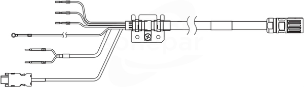 R88A-CX1A010BF Kabel do serwosilnika