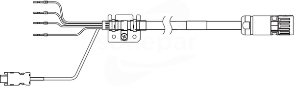 R88A-CX1C010SF Kabel do serwosilnika