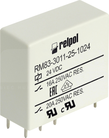 RM83-3011-25-1024 1P 24VDC IP40 Przekaźnik miniaturowy