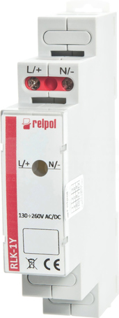 RLK-1Y żółty Lampka kontrolna jednofazowa