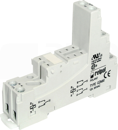 GZM80 do RM84/RM85/RM87L/RM87P szary Gniazdo wtykowe
