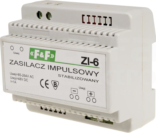 ZI-6 85-264VAC/48VDC 1A ZASILACZ IMPULSOWY