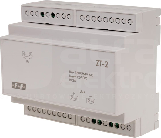 ZT-2 180-264VAC/12VDC 2A ZASILACZ ZE STAB.IMPULSOWYM