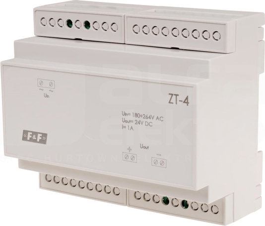 ZT-4 180-264VAC/24VDC 1A ZASILACZ ZE STAB.IMPULSOWYM