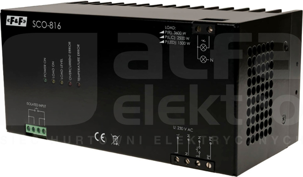 SCO-816 DALI 1-10V MODBUS ŚCIEMNIACZ DO ODB.DUŻEJ MOCY