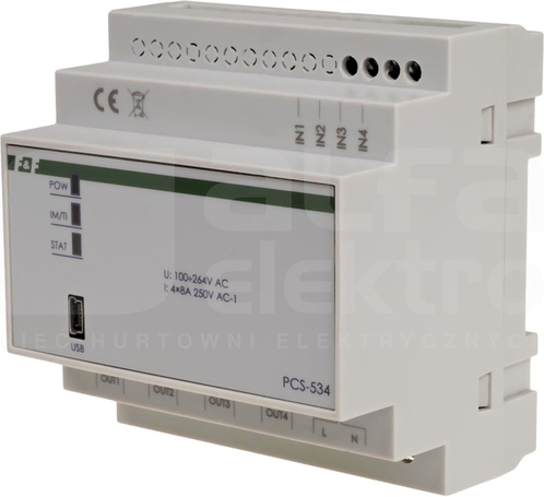 MAX-PCS-534 PRZEKAŹNIK CZASOWY PROGRAMOWALNY