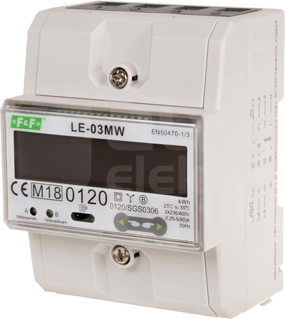 LE-03MW LICZNIK ENERGII 3-FAZ MODBUS