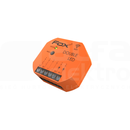 Wi-LED2S2-P FOX 12/24V 4A Sterownik LED dwukanałowy