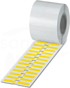 EMLC (25X8)R YE Etykieta z tkaniny