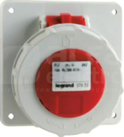 16A 5P 400V IP67 Gniazdo tablicowe