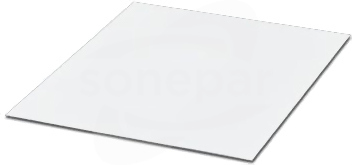 GPK/SK 300X280X0,8 WH/BK Płytka do grawerowania