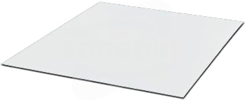 GPK/SK 610X610X1,5 WH/BK Płytka do grawerowania