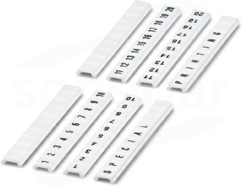 ZBF 5,LGS:FO.ZA. 11-20 VPE 500 Zack Marker strip, flat