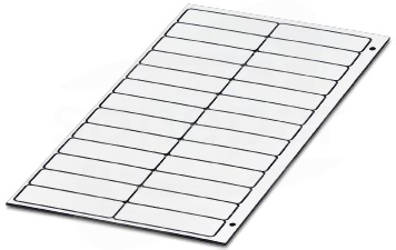 GPE 45X14 WH/R Materiał do grawerowania