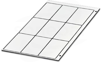 GPE 60X30 WH/R Materiał do grawerowania