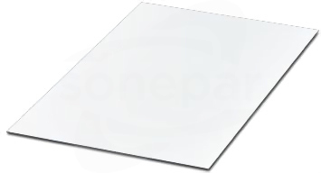 GPK/SK296X200X0.8 WH/BK Płytka do grawerowania