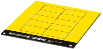 LS-EMLP (60X30) YE Oznacznik urządzeń