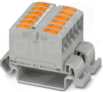 PTVFIX 12X2,5-NS35A GY Blok rozdzielczy