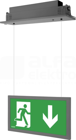 INFINITY AR LED IP44 CB szary Oprawa awaryjna centralnej baterii