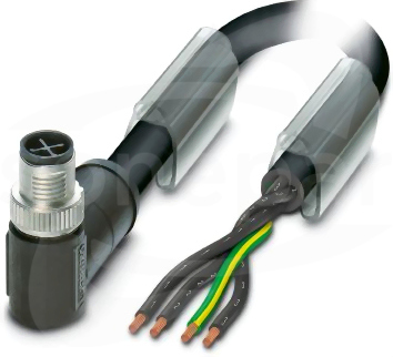 SAC-4P-M12MRS/ 3,0-PUR PE Kabel mocy