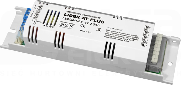 LIDER PLUS EVG 3,6V 6-36W 1h AT biały Moduł awaryjny autotest