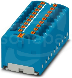 PTFIX 4/18X1,5-G BU Blok rozdzielczy