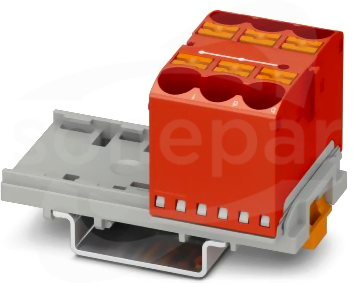 PTFIX 6X10/S-NS35 RD Blok rozdzielczy