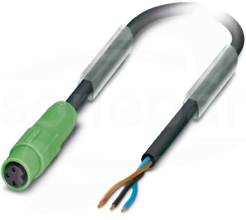 SAC-3P- 0,6-PUR/M 8SIFS Kabel czujnika/urządzenia wykonawczego