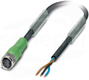 SAC-3P- 0,45-PUR/M 8FS AE Kabel czujnika/urządzenia wykonawczego