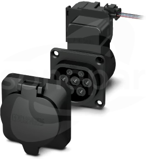 EV-T2M3SO12-3P-B-SET Infrastrukturalne gniazdo ładowania