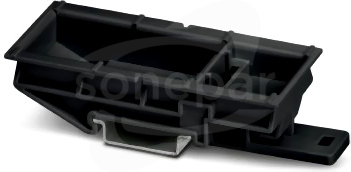 UCS DIN 125-F 9005 Adapter szyna nośnej