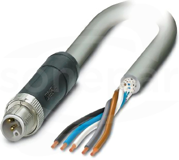 SAC-5P-M12MSL/ 1,5-500 FE SH Kabel mocy